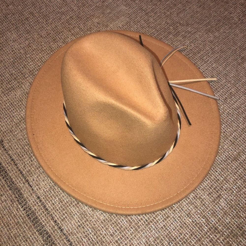 Beige Fedora Hat